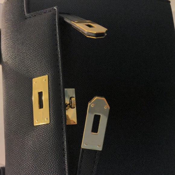 Elegant Elevated Basic Black Mini Handbag NWT - Picture 5 of 16